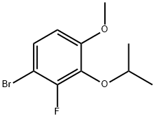 1-bromo-2-fluoro-4-methoxy-3-(propan-2-yloxy)benzene