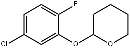 2H-Pyran, 2-(5-chloro-2-fluorophenoxy)tetrahydro-