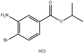 propan-2-yl 3-amino-4-bromobenzoate hydrochloride