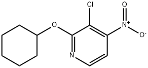 Pyridine, 3-chloro-2-(cyclohexyloxy)-4-nitro-