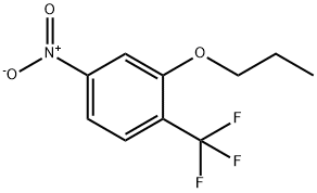 Benzene, 4-nitro-2-propoxy-1-(trifluoromethyl)-