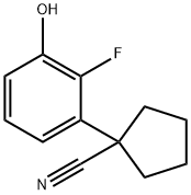 Cyclopentanecarbonitrile, 1-(2-fluoro-3-hydroxyphenyl)-