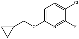 3-chloro-6-(cyclopropylmethoxy)-2-fluoropyridine