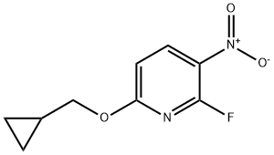 Pyridine, 6-(cyclopropylmethoxy)-2-fluoro-3-nitro-