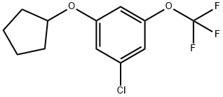 Benzene, 1-chloro-3-(cyclopentyloxy)-5-(trifluoromethoxy)-