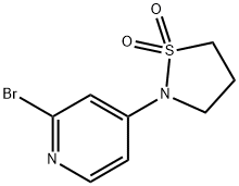 2-(2-bromopyridin-4-yl)-1lambda6,2-thiazolidine-1,1-dione