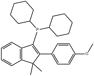 dicyclohexyl[2-(4-methoxyphenyl)-1,1-dimethyl-1H-inden-3-yl]Phosphine