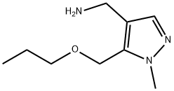 1-[1-methyl-5-(propoxymethyl)-1H-pyrazol-4-yl]methanamine