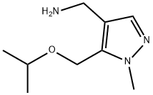 1-[5-(isopropoxymethyl)-1-methyl-1H-pyrazol-4-yl]methanamine