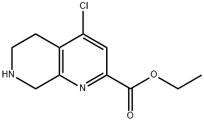 1,7-Naphthyridine-2-carboxylic acid, 4-chloro-5,6,7,8-tetrahydro-, ethyl ester