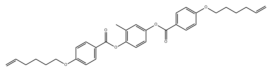 2-Methyl-1,4-phenylene bis(4-(hex-5-enyloxy)benzoate)