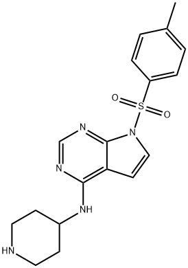 N-(piperidin-4-yl)-7-tosyl-7H-pyrrolo[2,3-d]pyrimidin-4-amine