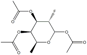 (3S,4R,5R,6S)-3-fluoro-6-methyl-tetrahydro-2H-pyran-2,4,5-triyl triacetate