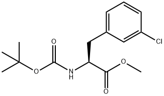 methyl-2-((tert-butoxycarbonyl)amino)-3-(3-chlorophenyl)propanoate