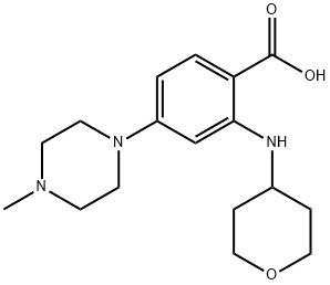 4-(4-methylpiperazin-1-yl)-2-((tetrahydro-2H-pyran-4-yl)amino)benzoic acid