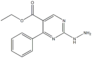 ethyl 2-hydrazino-4-phenylpyrimidine-5-carboxylate