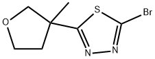 2-bromo-5-(3-methyloxolan-3-yl)-1,3,4-thiadiazole