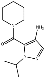 1-isopropyl-5-(piperidin-1-ylcarbonyl)-1H-pyrazol-4-amine