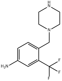 4-(PIPERAZIN-1-YLMETHYL)-3-(TRIFLUOROMETHYL)ANILINE