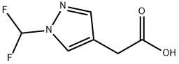 1-(difluoromethyl)-1H-pyrazol-4-yl]acetic acid