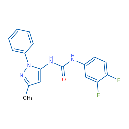 1-(3,4-DIFLUOROPHENYL)-3-(5-METHYL-2-PHENYLPYRAZOL-3-YL)UREA