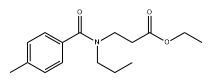 3-(4-甲基-N-丙基苯甲酰氨基)丙酸乙酯