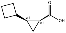 RAC-(1R,2S)-2-CYCLOBUTYLCYCLOPROPANE-1-CARBOXYLIC ACID, TRANS