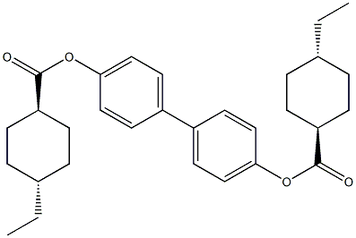 Hydroquinone bis ester of ethyl cyclohexyl formate