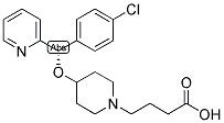 4-(4-[(1s)(4-chlorophenyl)-2-pyridylmethoxy]piperidyl)butanoic acid