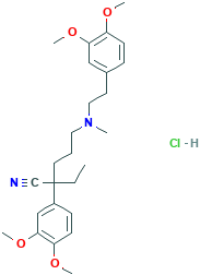 α-Ethyl-α-(1-demethylethyl)-Verapamil Hydrochloride