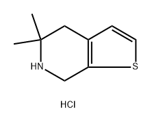 5,5-二甲基-4,5,6,7-四氢噻吩并[2,3-C]吡啶盐酸盐