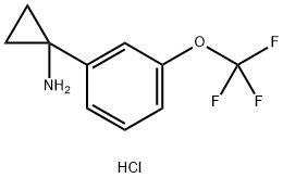 1-[3-(trifluoromethoxy)phenyl]cyclopropan-1-amine hydrochloride