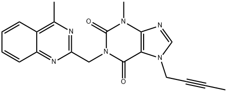 7-(But-2-yn-1-yl)-3-methyl-1-((4-methylquinazolin-2-yl)methyl)-3,7-dihydro-1H-purine-2,6-dione (Linagliptin Impurity)