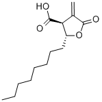 (2R,3S)-4-METHYLIDENE-5-OXO-2-N-OCTYL-OXOLANE-3-CARBOXYLIC ACID