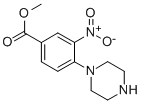 METHYL 3-NITRO-4-PIPERAZINOBENZENECARBOXYLATE