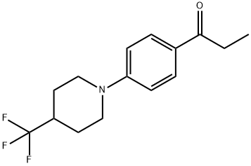 1-(4-(4-(trifluoromethyl)piperidin-1-yl)phenyl)propan-1-one