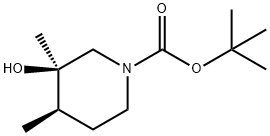 CIS-TERT-BUTYL 3-HYDROXY-3,4-DIMETHYLPIPERIDINE-1-CARBOXYLATE