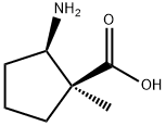 Cyclopentanecarboxylic acid, 2-amino-1-methyl-, (1S,2R)-