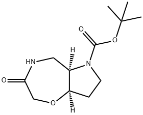 tert-butyl (5aR,8aR)-3-oxo-octahydro-2H-pyrrolo[2,3-f][1,4]oxazepine-6-carboxylate