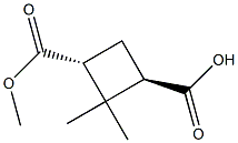 (1R,3R)-3-(methoxycarbonyl)-2,2-dimethylcyclobutane-1-carboxylic acid