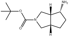 Cyclopenta[c]pyrrole-2(1H)-carboxylic acid, 4-aminohexahydro-, 1,1-dimethylethyl ester, (3aR,4R,6aS)-