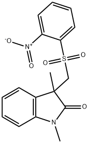 1,3-二甲基-3-(((2-硝基苯基)磺酰基)甲基)吲哚啉-2-酮