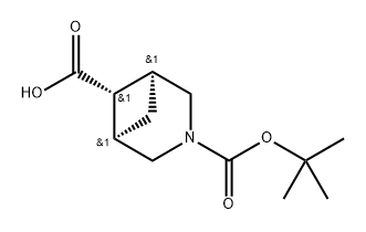 3-Azabicyclo[3.1.1]heptane-3,6-dicarboxylic acid, 3-(1,1-dimethylethyl) ester, (1α,5α,6α)-