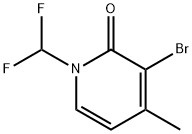 3-bromo-1-(difluoromethyl)-4-methylpyridin-2(1H)-one