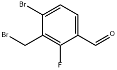 4-Bromo-3-(bromomethyl)-2-fluorobenzaldehyde