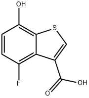 4-fluoro-7-hydroxy-1-benzothiophene-3-carboxyli c acid