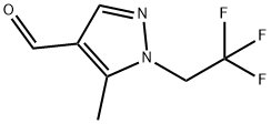 5-methyl-1-(2,2,2-trifluoroethyl)-1H-pyrazole-4-carbaldehyde