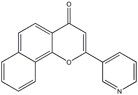 4H-Naphtho[1,2-b]pyran-4-one, 2-(3-pyridinyl)-