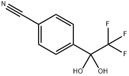 4-(2,2,2-Trifluoro-1,1-dihydroxyethyl)benzonitrile