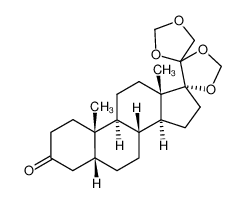 (5β)-17,20:20,21-Bis[methylenebis(oxy)]pregnan-3-one